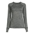 thumbnail image 3 of ClimateRight by Cuddl Duds Women's Plush Warmth Base Layer Thermal Top with Detachable Gaiter, 3 of 5