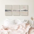 thumbnail image 4 of wall26 Canvas Print Wall Art Watercolor Depiction of Mountain Range Scenic Landscape Illustrations Modern Art Mid-Century Modern Cool for Living Room, Bedroom, Office - 16"x24" x 3 Panels, 4 of 5