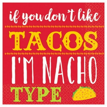 Fiesta 'I'm Nacho Type' Small Napkins (16ct)