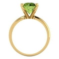 thumbnail image 4 of Solitaire Engagement Ring for Women - 2.5ct Natural Peridot in 14K Yellow Gold Promise Ring, 4 of 6