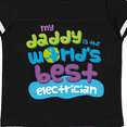thumbnail image 4 of Inktastic Worlds Best Electrician Daddy Boys or Girls Toddler T-Shirt, 4 of 5