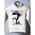 thumbnail image 3 of Shark Playing Basketball Hoodie Toddler -Image by Shutterstock,  2 Toddler, 3 of 4