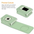 thumbnail image 4 of Fintie Carrying Case for Fujifilm Instax Mini LiPlay Hybrid Instant Camera - Premium Vegan Leather Portable Bag Cover with Removable Strap, Agave Green, 4 of 8