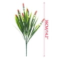 thumbnail image 5 of Fake Plants, 8PC Artificial Peppermint Flowers With Realistic Green Plants And Pointed Leaf Grass, Hanging Flowers, 5 of 5