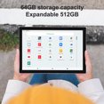 ZZB Tablets 10 inch Android 11 Tablet, 4GB RAM 64GB ROM 1.8GHZ Quad