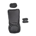 thumbnail image 2 of twisto Office Chair Covers Removable Elastic Chair Seat Cover with Headrest Slipcover And Armrest Protector Polyester Yarn Suitable for Home Office Study Spa Dark Gray, 2 of 8