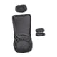 thumbnail image 2 of Fundas elásticas de poliéster para sillas de oficina, universales, con reposacabezas Gris oscuro, 2 of 7