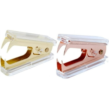 Mini Staple Remover 2pcs Home Staple Remover Binding Staple Remover Manual Staple Remover Tiny Stapler File Binding Tool Accessories Cartoon Desktop Staple Remover