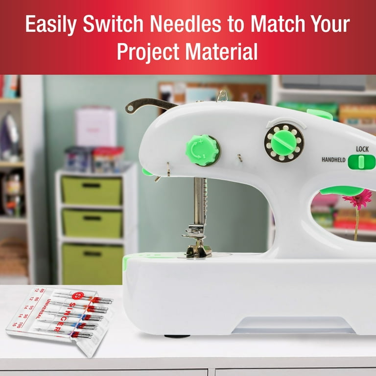 SINGER Stitch Sew Quick Handheld Sewing Machine - White/Red, 1 ct - Foods  Co.