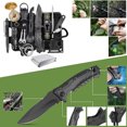 thumbnail image 3 of 14x Kits de Supervivencia Senderismo Al Aire Libre SOS Gear Scraper Card 7 en 1 Spoon Scouts Tools Sunnimix Equipo de supervivencia al aire libre, 3 of 8