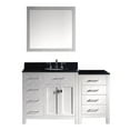 thumbnail image 2 of Virtu Caroline Parkway 57'' Single Bathroom Vanity Set with Black Galaxy Granite Top and Mirror, 2 of 2
