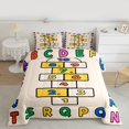 thumbnail image 2 of Manfei Colorful Abc Alphabet Queen Comforter Set,26 Letters Bedding Sets,Number Game Bedding Comforter Set For Girls Boys,Super Cozy Room Decor Reversible,3 Pieces, 2 of 8