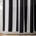 thumbnail image 4 of Vertical Striped Shower Curtain, Cute Retro Vintage Stripe Bathroom Bow Shower Curtain, Waterproof Polyester Fabric Modern Shower Curtain for Bathroom 72x72 Inches (Black and White), 4 of 6