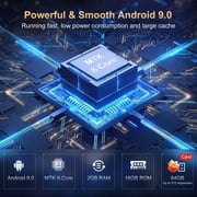 80GB MP3 Player with Bluetooth and WiFi, 4 Touchscreen MP3 MP4 Player with Deezer, Audible, Android Music Player with Speaker, FM Radio, Sound Recorder, up to 512GB