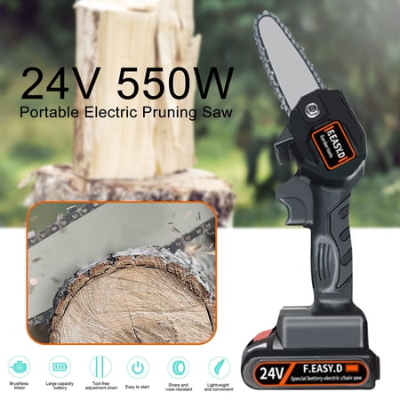 KingShop 550W Mini Cordless Electric Saw Chain Saw Pruning One-handed Garden Tool for Makita Wood Cutter Cordless Woodworking Power Tools
