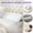 White, variant on Mattress Wedge Pillow, Back Support Pillow for Reading, Bed Gap Filler to Fill the Space Between Bed End and Wall(Gray-Short)