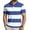 Q5-Blue, variant on Homeyce Polo Shirts for Men Short Sleeve Collar Polo Shirts Button Casual Basic Lightweight Polo Tee Striped Color Block Pullover Shirts,Gray 4XL