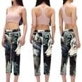 thumbnail image 2 of Wolf Women's High Waist Printed Capris Gym Leggings for Running, Fitness, Yoga - Not See-Through, 2 of 6