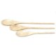 thumbnail image 1 of Cucharas de cocina Chef Craft de madera maciza, 3 unidades, 1 of 1