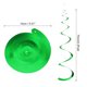 thumbnail image 2 of 30uds Verde Fiesta Colgante Doble Tira Colgante Decoraciones Plástico Techo Serpentinas Fiesta Decoraciones para Cumpleaños Fiesta con Colgar Etiqueta Cuerda, Gancho, 2 of 7