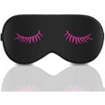 thumbnail image 1 of 2-Pack Eye Mask For Sleeping, Sleep Mask, Blindfold - Silk Sleeping Masks With Adjustable Strap, 100% Block Out Light, No Head Pressure, Premium Eye Shade Cover For Travel, Nap, Night, 1 of 7