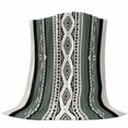 thumbnail image 6 of Sage Green Boho Blanket Soft Cozy Warm Throw Blanket for Couch, Plush Fuzzy Flannel Fleece Blankets for Sofa, Vintage Ethnic Tribe Retro Abstract Art Bed Blankets Lightweight Gifts for Women, 50"x80", 6 of 9
