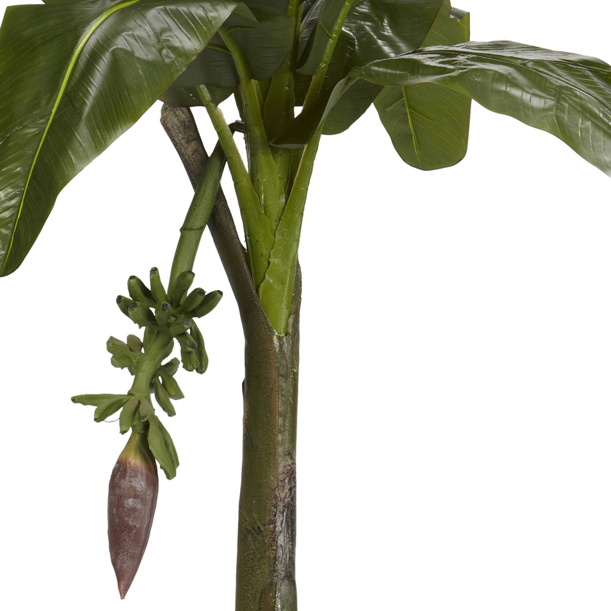Nearly Natural 6' Banana Silk Tree - Real Touch Green - image 3 of 6