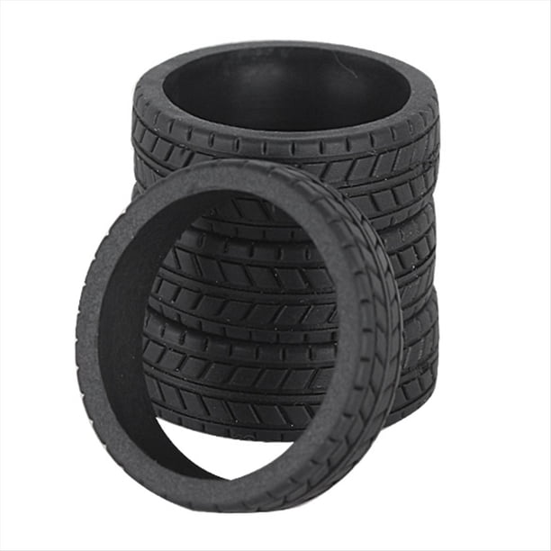 Neumáticos de Goma de Alto Agarre para Coche de Control Remoto de Carretera, Escala 1/18, para Coche de Control Remoto.