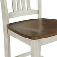 thumbnail image 5 of OSP Home Furnishings Berkley 5pc Set- Table Chairs in Antique White with Wood Stain Finish, 5 of 7