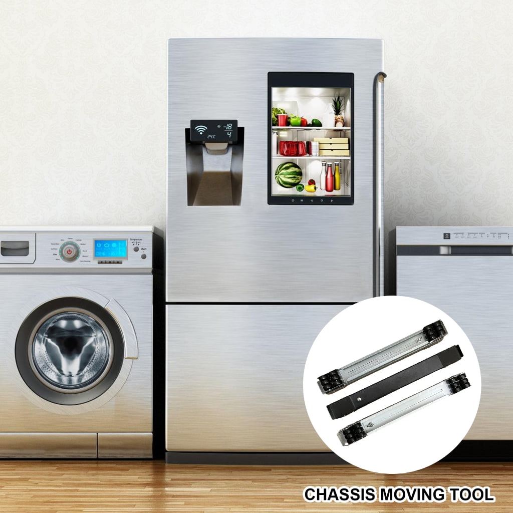 Adjustable Appliance Rollers set Extendable Base Heavy Duty Rollers for Easy Movement of Washers Dryers & Refrigerators