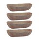 thumbnail image 1 of 4 Pack 24 Inch Trough Coconut Liners, Natural Coconut Liners for Wall Planter, Window Basket Deck Ra, 1 of 5