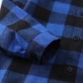 thumbnail image 6 of ANINEO Boys Button Down Shirt Kid Flannel Shirt Toddler Buffalo Plaid Shirt Boys Western Shirts Long Sleeve Shirt, 6 of 7