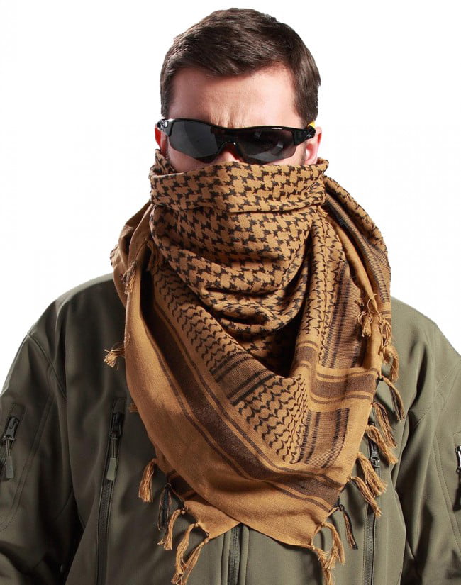 Military Shemagh Large Lightweight Arab Tactical Desert Keffiyeh Scarf Thin Wrap