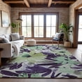 thumbnail image 6 of Addison Rugs Mayfield Premium Machine Washable Transitional Floral Purple Rectangle Rug, 9' x 12', 6 of 6