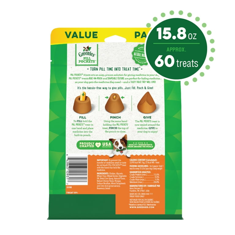 Walmart pill 2025 pockets for dogs