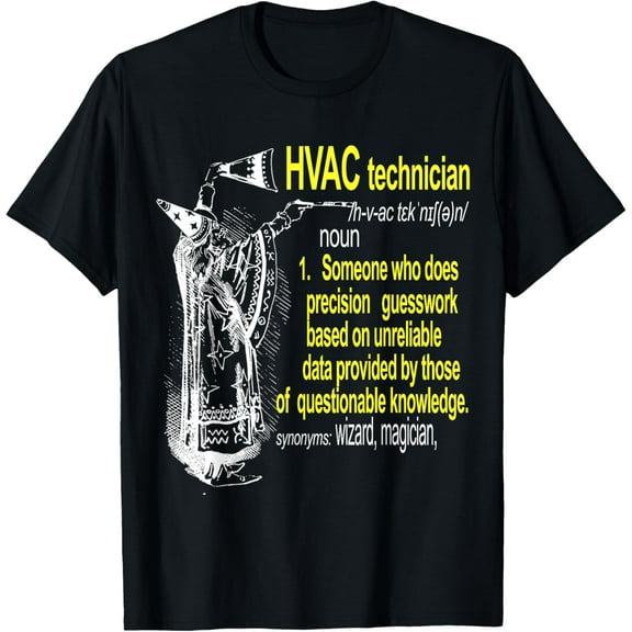 HVAC Technician Funny Definition T-Shirt Air Conditioning