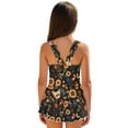 thumbnail image 5 of Xoenoiee Rooster Chicken Sunflower Butterfly Print One Piece Swimsuit Skirted Bathing Suit for Girls Sleeveless Tank Swimsuits Quick Dry Tummy Control Swimsuits, 3-4 Years, 5 of 7