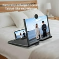 thumbnail image 4 of Screen Magnifier for Cell Phone, Foldable HD Mobile Phone Screen Amplifier with Stand, Portable Movie Projector Screen for Smartphones and Tablets, 4 of 7