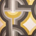 thumbnail image 3 of Plutus Brands Delightful Chain Yellow, Beige and Gray Luxury Throw Pillow, 3 of 3
