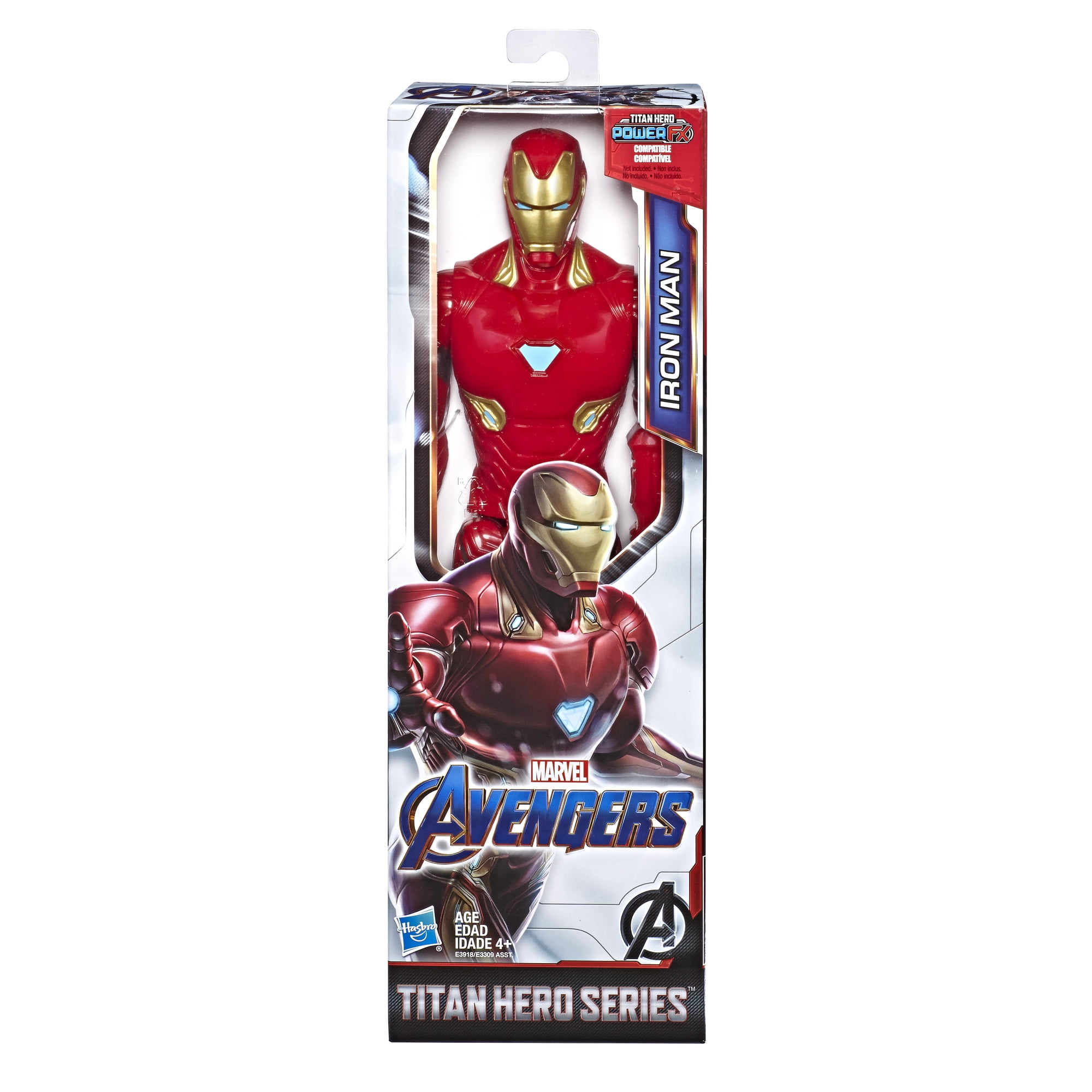Marvel AVENGERS SERIE TITAN HERO IRON MAN PERSONAGGIO 12/" Action Figure