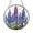 Acrylic 3.5 Inch, variant on Decorative Lupine Floral Glass Suncatcher for Window