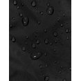thumbnail image 7 of Little Donkey Andy Men's Waterproof Rain Jacket, Lightweight Windproof Outdoor Shell with Hood for Hiking Travel Golf Type A Rain Black S, 7 of 7