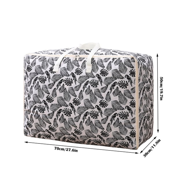 Bolsa de almacenamiento de gran capacidad con asa Bolsa de almacenamiento de gran capacidad Cubo de almacenamiento plegable para edredón Manta y almohada Wmkox8yii HFSH1261