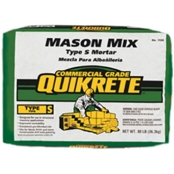 Quikrete 113600 60 lbs. Blend Of Type S Masonry Cement & Graded Sands