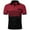 A0212-Wine, variant on POTETI Collared Mens Polo Shirt Casual Short Sleeve Shirts Striped Relaxed Fit Patchwork Tops