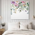 thumbnail image 4 of Eucalyptus Flower Wall Art Painting on Canvas, Sage Green Botanical Boho Leaf Pink Canvas Art Home Prints Wall Art Framed Modern Artwork for Living Room Bedroom Wall Decor 16x16in, 4 of 9