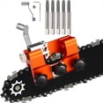 thumbnail image 2 of Plantilla para Afilador de Motosierra, Kit Afilado Cadena Motosierra PortáTil con 5 Varillas Afilar Sierras y EléCtricas, 2 of 5