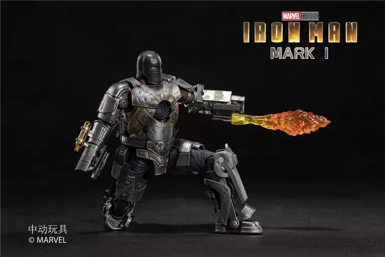 ZD Toys 1/10 Scale Iron Man MK1 collector action figure