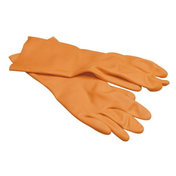Gants de Travail en Latex Industriel Résistants - Extra Larges, Orange