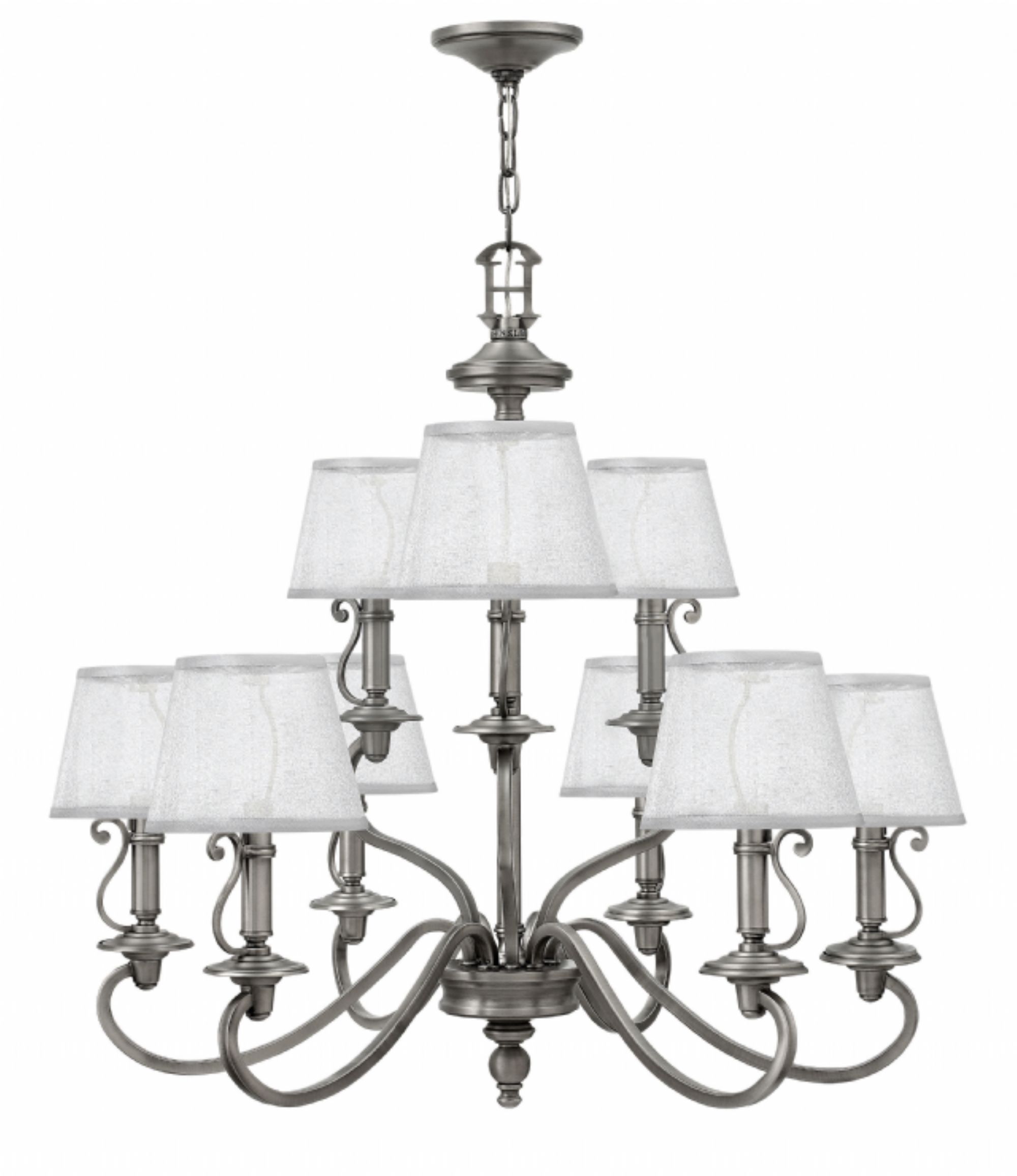 Hinkley Lighting 4248 9 Light 2 Tier Candle Style Chandelier From Hinkley Lighting 4248 9 Light 2 Tier